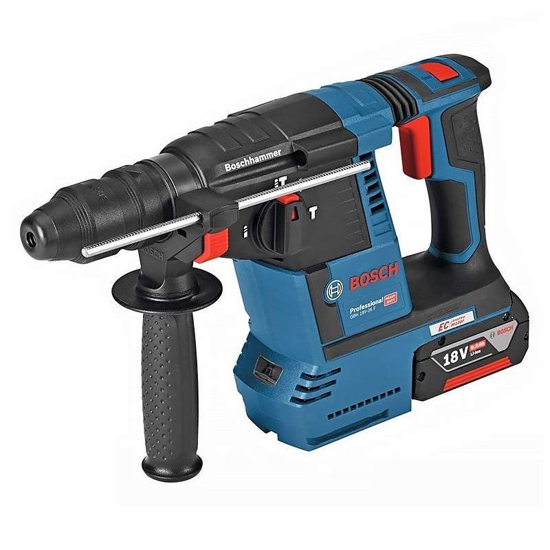 Perforateur sans-fil SDS-plus BOSCH 0611910007 - GBH 18V-26 F Professional (2x5Ah) + L-Boxx