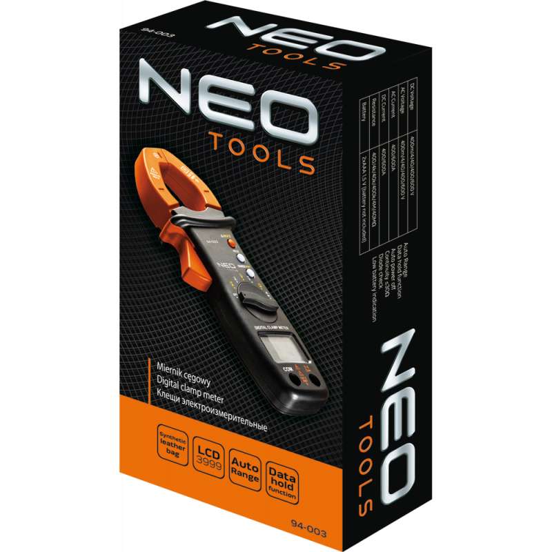 Pince ampèremétrique NEO TOOLS 94-003