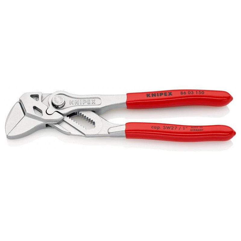 Pince-clé 150mm KNIPEX 86 03 150 capacité 27mm