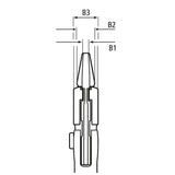 Pince-clé 400mm KNIPEX 86 03 400 capacité 85mm