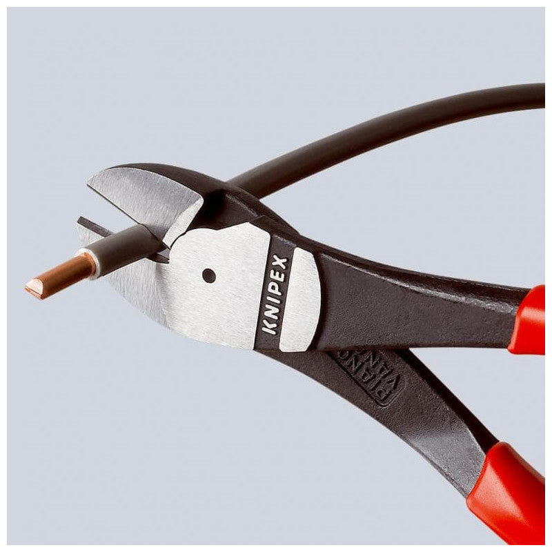 Pince coupante de côté à forte démultiplication KNIPEX 74 01 180 180mm