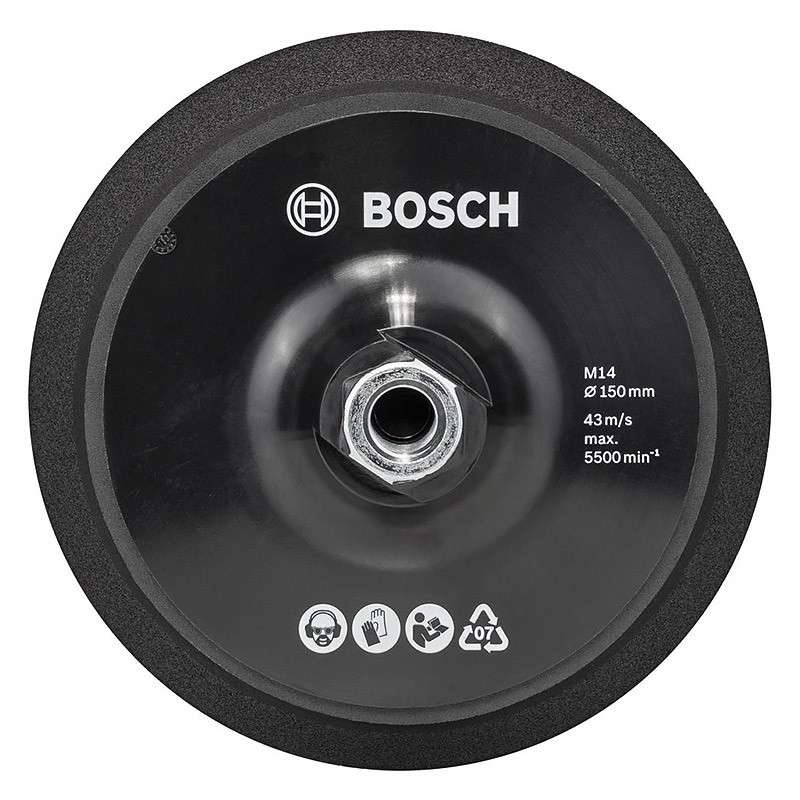 Plateau de polissage velcro 150mm BOSCH 2608612027