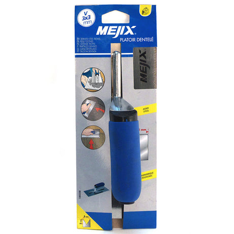 Platoir acier dentelé MEJIX 180258 - 280x115 mm V 3x3