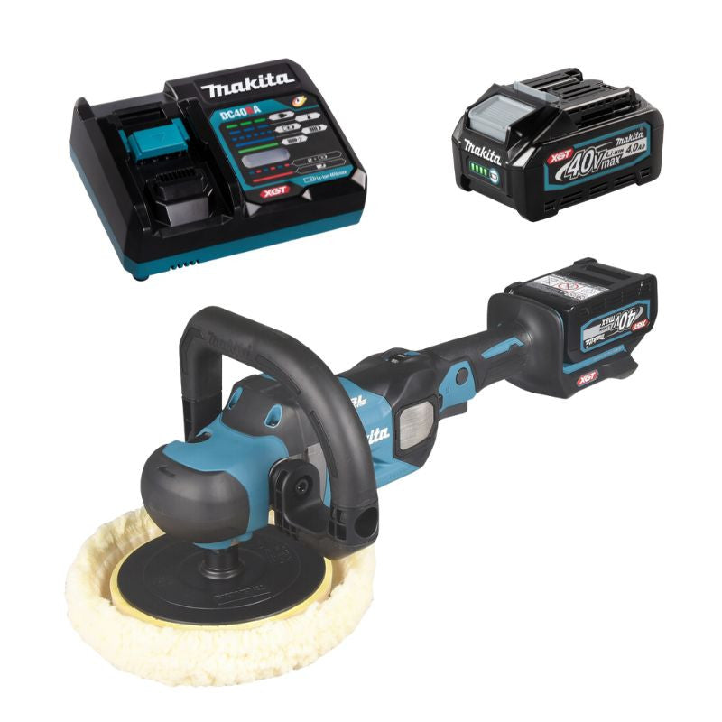 Polisseuse XGT 40V MAKITA PV001GM101 1 x 4,0Ah + chargeur rapide