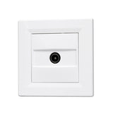 Prise TV encastrable SCHNEIDER Asfora EPH3200121 connecteur mâle - 9,5 mm -blanc