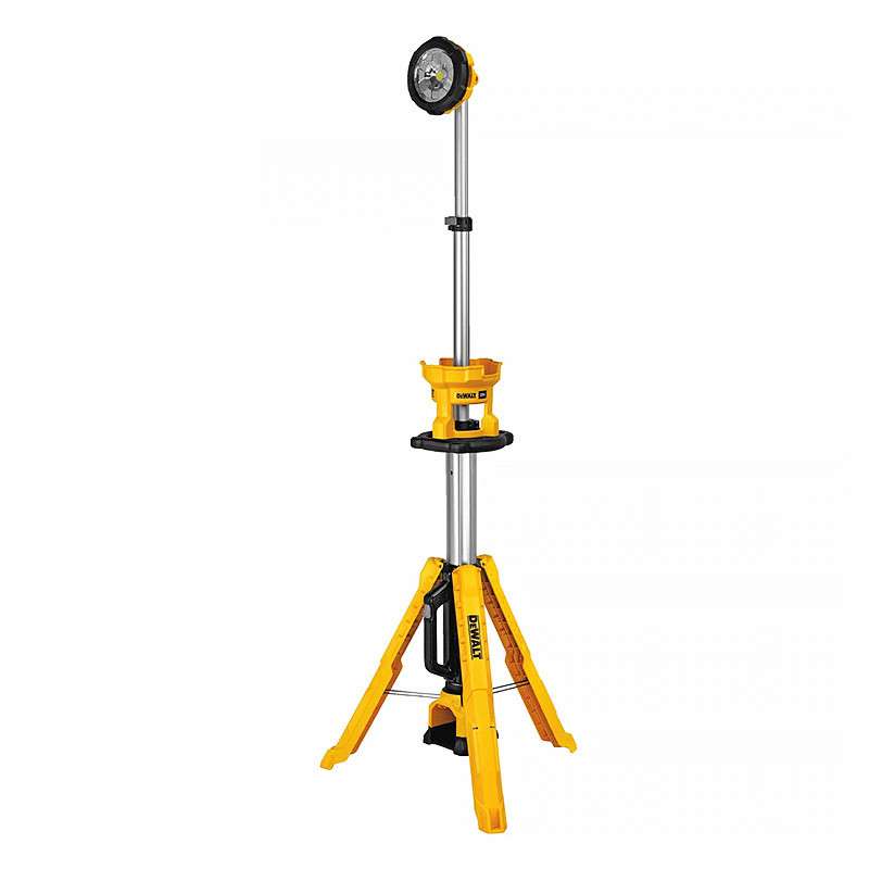 Projecteur de chantier DEWALT DCL079 avec Trépied 18V XR (vendu sans batterie)