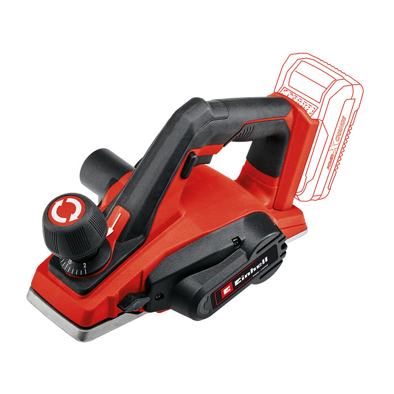 Rabot sans fil 18V Larg. 82mm EINHELL TE-PL 18/82 Li - Solo Power X-Change - Machine nue