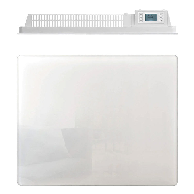 Radiateur électrique à inertie Deva 1000W WATTZ WZ1665 façade verre