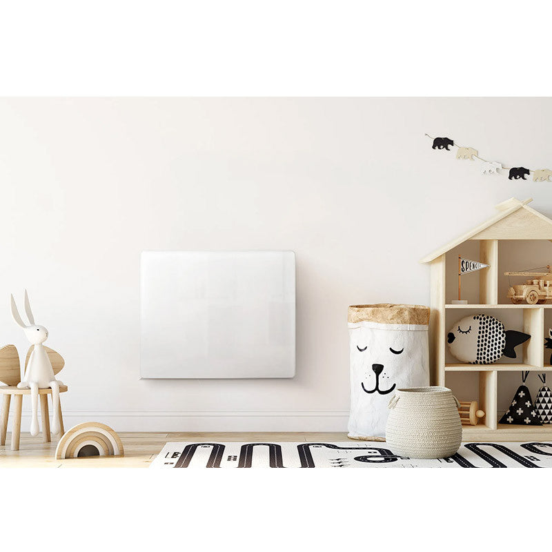 Radiateur électrique à inertie Deva 1000W WATTZ WZ1665 façade verre