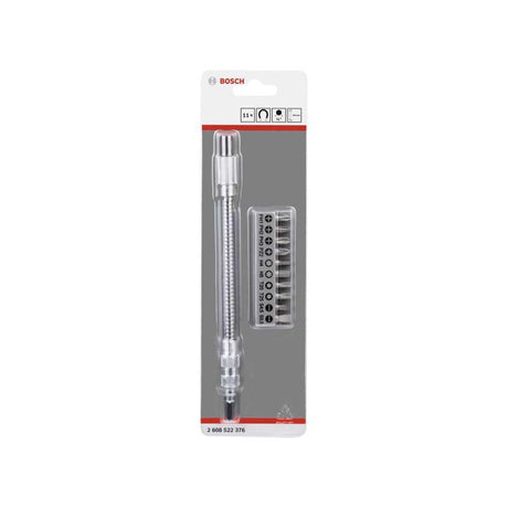 Rallonge flexible de vissage (200mm) BOSCH Professional 2608522376 avec 10 embouts