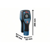 Scanner mural BOSCH 0601081303 - Professional D-tect 120 + Housse