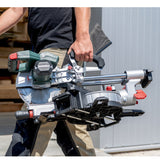 Scie à onglet radiale ∅216mm 18V - METABO 614216650 - KGS 18 LTX BL 216 - 2x5,2Ah