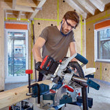 Scie à onglets sans-fil BOSCH 0601B41000 - GCM 18V-216 Professional Biturbo - 18V - Ø 216mm (Machine Nue)