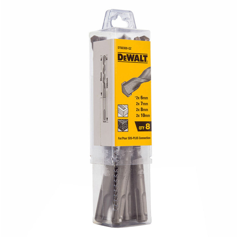 Set de 8 forets SDS-Plus DEWALT DT60300-QZ