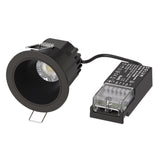 Spot LED SOLUM HYDRA RT2012 RE2020 encastrable dimmable à basse luminace CCT 10W Noir