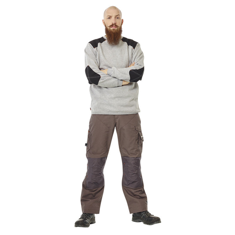 Sweat de travail HEROCK Artemis gris chiné