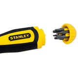 Tournevis porte-embouts a cliquet STANLEY 0-68-010 + 10 embouts