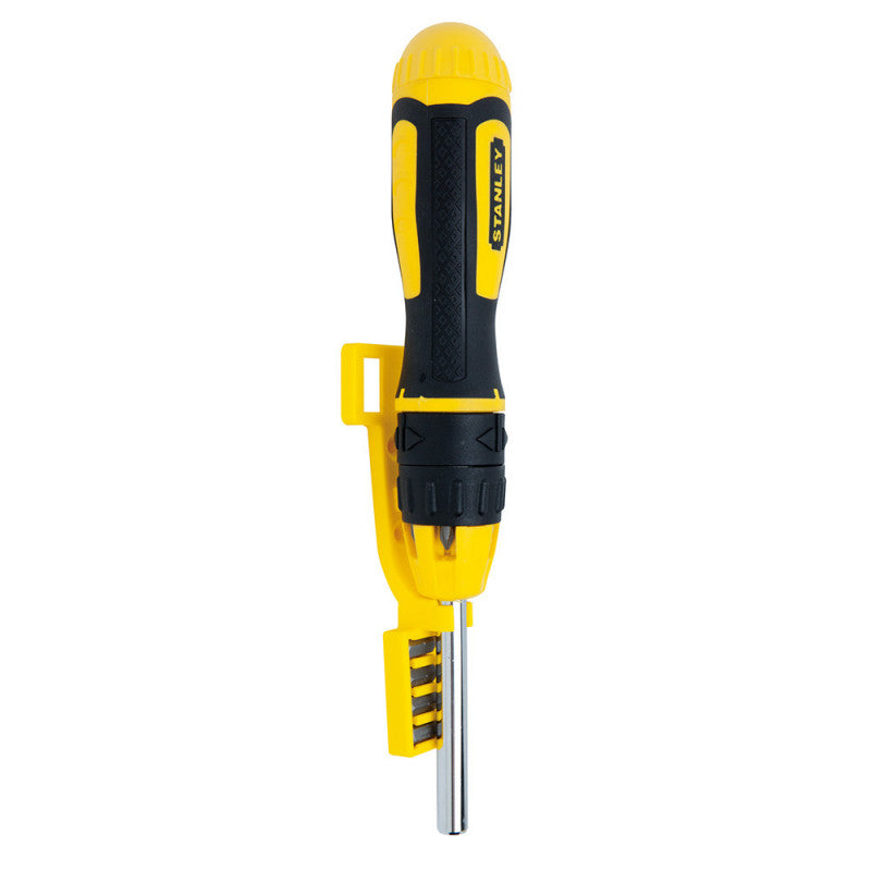 Tournevis porte-embouts a cliquet STANLEY 0-68-010 + 10 embouts