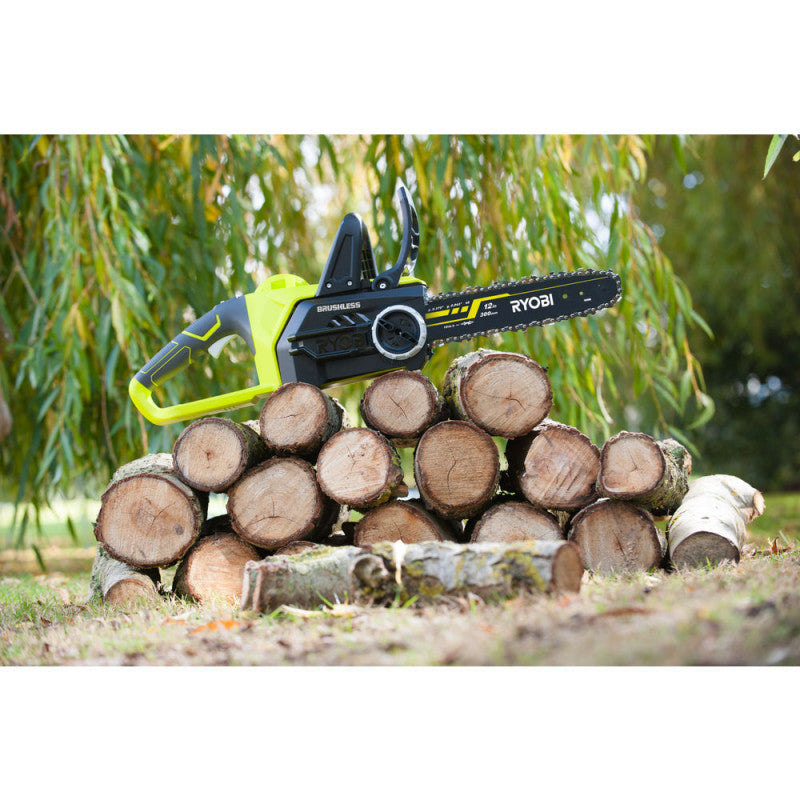 Tronçonneuse brushless RYOBI RCS18X3050F 18V One+ + 1 batterie 5.0 Ah + 1 chargeur