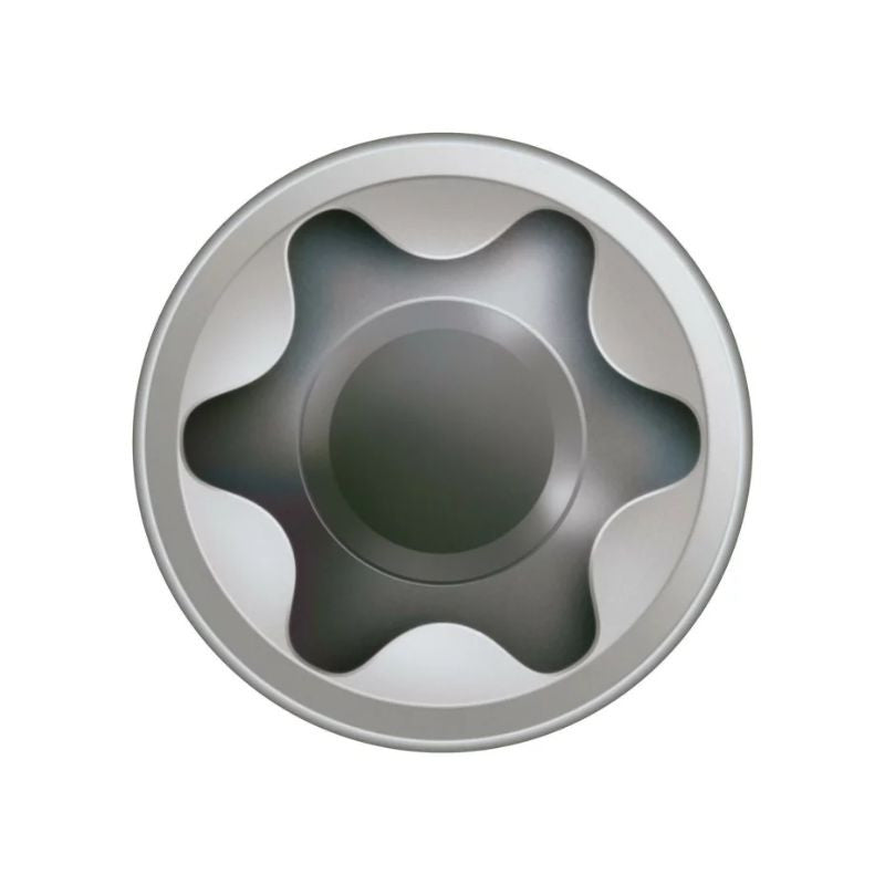 Vis à bois pour terrasse tête cylindrique filetage de fixation T-STAR plus T25 inox A2 (360 pcs)- SPAX